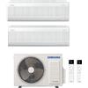 Samsung Condizionatore Samsung Inverter Dual Split Windfree Avant S2 7000+18000 Con Aj050txj R-32 Classe A+++ Wifi - New 7+18