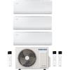 Samsung Condizionatore Samsung Inverter Trial Split Cebu S2 Wi-Fi 9000+12000+12000 Con Aj068txj R-32 Classe A++ Wifi - New 9+12+12