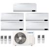 Samsung Condizionatore Samsung Inverter Penta Split Cebu S2 Wi-Fi 9000+9000+9000+9000+9000 Con Aj100txj R-32 Classe A++ Wifi - New 9+9+9+9+9