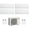Mitsubishi Electric Climatizzatore Condizionatore Mitsubishi Electric Quadri Split Inverter Linea Plus Serie Msz-Ay 7000+7000+9000+9000 Btu Con Mxz-4f72vf Wi-Fi Integrato R-32 7+7+9+9