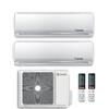 Beretta Climatizzatore Condizionatore Beretta Dual Split Inverter Serie Breva R-32 9000+9000 Btu Wi-Fi Optional 9+9- New