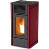 Mcz Stufa A Pellet Ad Aria Mcz Gio' Kw 8 Bordeaux