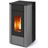 Mcz Stufa A Pellet Ad Aria Ventilata Mcz May Air 7 S1 - 7 Kw In Acciaio Colore Silver