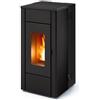 Mcz Stufa A Pellet Ad Aria Ventilata Mcz May Air 7 S1 - 7 Kw In Acciaio Colore Dark