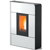 Mcz Stufa A Pellet In Acciaio Mcz Raam Comfort Air 8 S1 8 Kw Bianca