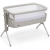 Chicco Next2Me Armonia, Culla Neonato Fianco Letto, Spondina Apribile, 11 Livelli di Altezza, Altezza Regolabile da 66 fino a 83 cm, 4 Ruote, Ottima Circolazione dell'Aria, Bianco