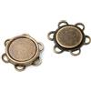 Prym Bottone Magnetico da Cucire, Metallo, Ottone Anticato, 9,3 x 5,7 x 0,7 cm