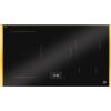 BERTAZZONI P905I1M37GT Piano Cottura a Induzione, 90 cm, Nero/ Oro, 5 Zone, Serie Modern, Display TFT, Funzione Pot Moving
