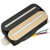 Musiclily Pro HH-DJRC Ceramico Rail Blade Pick Up Humbucker Ponte 14,5K per Chitarra Elettrica, Zebra