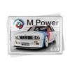 Nostalgic-Art Cartolina in latta retrò, 10 x 14 cm, BMW Motorsport - M Power E30 - Idee regalo per amanti BMW, Official License Product (OLP), in metallo, targhetta come biglietto d'auguri