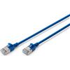 DIGITUS Cavo patch cord slim RJ45-RJ45, Cat. 6A, F/FTP, AWG DK-1632-A-010S-B