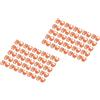 DIGITUS Clip colorato per spina RJ45, arancione, confezione da 100 pz. A-CC-O