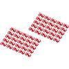 DIGITUS Clip colorato per spina RJ45, rosso, confezione da 100 pz. A-CC-R