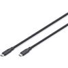 DIGITUS Cavo di collegamento in silicone USB-C a USB-C, USB AK-300342-010-S