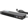 DIGITUS Listwa di alimentazione SMART PDU 1U, presa di DN-NP2-H1-8C13-1