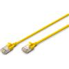 DIGITUS Cavo patch cord slim RJ45-RJ45, Cat. 6A, F/FTP, AWG DK-1632-A-003S-Y