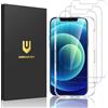 UNBREAKcable Pellicola Protettiva in Vetro Temperato per iPhone 12 e iPhone 12 Pro [3 Pezzi], Durezza 9H, Pellicola Protettiva 2,5D Double Defense, Antigraffio, Anti-Impronte e Senza Bolle