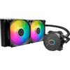 Cooler Master USA Liquid 240L Core 240 mm Close-Loop AIO Liquid Cooler, ARGB Sync, Gen S pompa a piastra fredda, 120 mm PWM, CryoFuze 14W/mK, AMD Ryzen AM5/AM4, Intel LGA 1700/1200