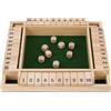 Engelhart - 300407 - Shut The Box - Gioco in Legno per 4 Giocatori - Divertimento per Famiglie