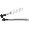 VGEBY Ammortizzatore RC, 2 Pezzi in Lega di Alluminio con Olio, Modello Camion Scale 1:14 per Rimorchio, for Appassionati RC e Collezionisti Modelli Auto