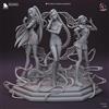 Bulkamancer Kpop Diorama Huntrix kit stampa in resina 3D Figurino da assemblare e dipingere