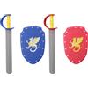 INVINCIBLE HEROES Set spada e scudo in gomma eva per bambini - colori assortiti