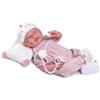 MUÑECAS ANTONIO JUAN S.L. Antonio Juan Bambole Sweet Reborn Lea con Pigiama e Maschera | Corpo in Tessuto con Peso e Punte Rotanti | 42 cm | Ref. 80323 - Collezione 2024