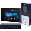 Akuvox Kit videocitofono IP POE Akuvox KIT03-IP per unifamiliare con monitor interno