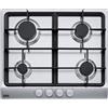 Franke FHSL 604 4GAV XS C Acciaio inox Da incasso 60 cm Gas 4 Fornello(i)