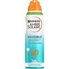 Garnier Spray protezione solare spray con protezione solare LSF30, protezione solare invisibile e impermeabile, per spruzzare, Ambre Solaire Invisible Protect, 1 x 200 ml