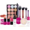 RoseFlower Trousse Trucchi Donna, Set Trucchi Donna Offerta Per Make Up Trousse Trucchi Ragazza con Mascara e Ombretti di Palette Professionali Cosmetics da Viaggio Regali Ragazza
