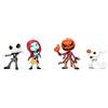 JADA TOYS Set 4 figuras metal Pesadilla antes de Navidad 7cm