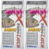 PRO FILSTAR Set di 2 Sabiki Pelle di Pesce Rig - Set 10 Ami da Pesca N7 - Filo da Pesca Fluorocarbon DIA0,25mm - Fish Skin - Esche Artificiali - Esche da Pesca Mare per Sgombro - Pesca Accessori - Kit