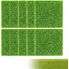 WangChaoJiu 10 Pz Erba Sintetica per Esterno, Tappeto in Erba Artificiale Realistico in Miniatura, 15x15 cmErba Finta per Decorazione in Miniatura Fai Da Te, Ornamento Muschio Fai Da Te, per Giardino in Miniatura