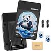 Shimbol TP MAX Sistema ricevitore trasmettitore per trasmissione video wireless | Portata 350 m, latenza 0,07 s, due porte HDMI, alloggiamento in alluminio aeronautico per streaming live streaming.