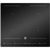 BERTAZZONI P604I2M28NVS Piano Cottura a Induzione, 60 cm, Nero, Serie Modern, 4 Zone, Funzione Multi-zone