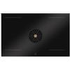 BERTAZZONI P804ICH2M30NT Piano Cottura a Induzione, 80 cm, Nero, Serie Modern, 4 Zone Cottura, Funzione Multi-zona, Cappa Integrata Centrale, Nuova classe A++