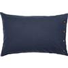 Morris & Co Federa standard blu in lino e cotone