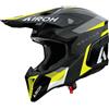 Airoh Casco Moto Cross Enduro Airoh WRAAAP CONQUER Giallo Opaco