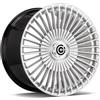 Cerchi in lega Carbonado Hurricane 10.0x21 Dhs - Diamond Hyper Silver