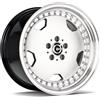Cerchi in lega Carbonado Rustic 9.5x18 Dhslp - Diamond Hyper Silver Lip Polished