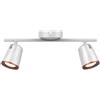 V-TAC Faretto LED da Muro Doppio 10W Testa Orientabile Bianco luce calda 3000K - SKU 218254