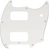 Musiclily Pro 9 Fori Battipenna per Chitarra Elettrica Squier Sonic Mustang HH, 3 strati Bianco