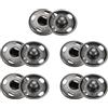 QUARKZMAN 5 Set Bottoni Automatici a Pressione 15mm Bottoni a Pressione da Cucire Metallo Accessori per Chiusura Borse Vestiti Jeans Cucito Artigianale, Nero