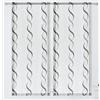 SL ROSY Tende per Finestra e Portafinestra interni soggiorno e camera (NERO, 2x 60x150 cm（LXA）)