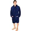 NY Threads Vestaglia di lusso da uomo Accappatoio in pile super morbido | Accogliente vestaglia con collo a scialle, vestaglia da notte, vestaglia da uomo