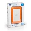 LA CIE SEAGATE RUGGED MINI HARD DISK ESTERNO 2 TB USB 3.0 COLORE ARANCIONE ARGENTO