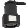 ECSiNG 1 pz 90 gradi ID 7,89 mm tubo carburante connettore rapido gomito connettore parte di ricambio 292100017890 compatibile con Mercedes Benz Sprinter 2018-2019 ID 3 mm tubo carburante nero