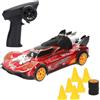 ColorBaby Speed & Go Xtreme Drift - Telecomando ergonomico a pistola, frequenza 2,4 GHz, ostacoli per slittamento, ruote extra, design sportivo, a partire da 6 anni (39184)
