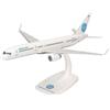 Herpa modello di aereo Pan Am Boeing 757-200 Tracing the Transatlantic, in scala 1:200 - Snap-Fit, pezzo da collezione, miniatura deco, statuetta con supporto in plastica
